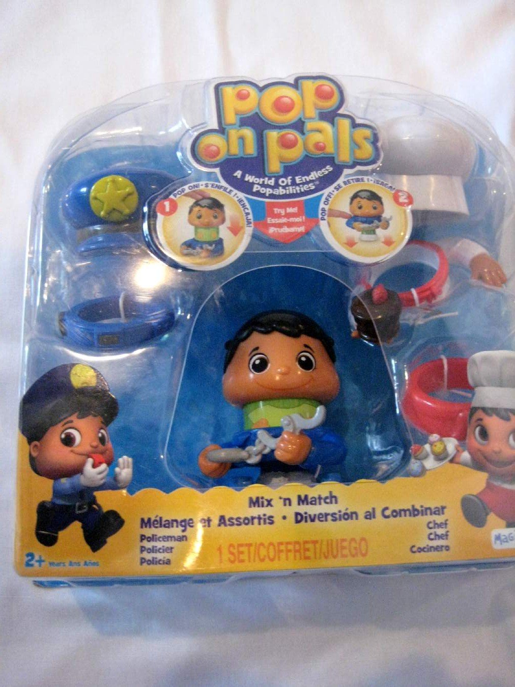 Pop On Pals Policeman and Chef