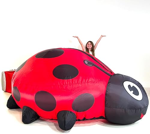 Miniatura 60 de The Original Patentado AirFort – Construye un fuerte en 30 segundos, fuerte inflable para niños, tienda de campaña de juego para 3 a 14 años, una