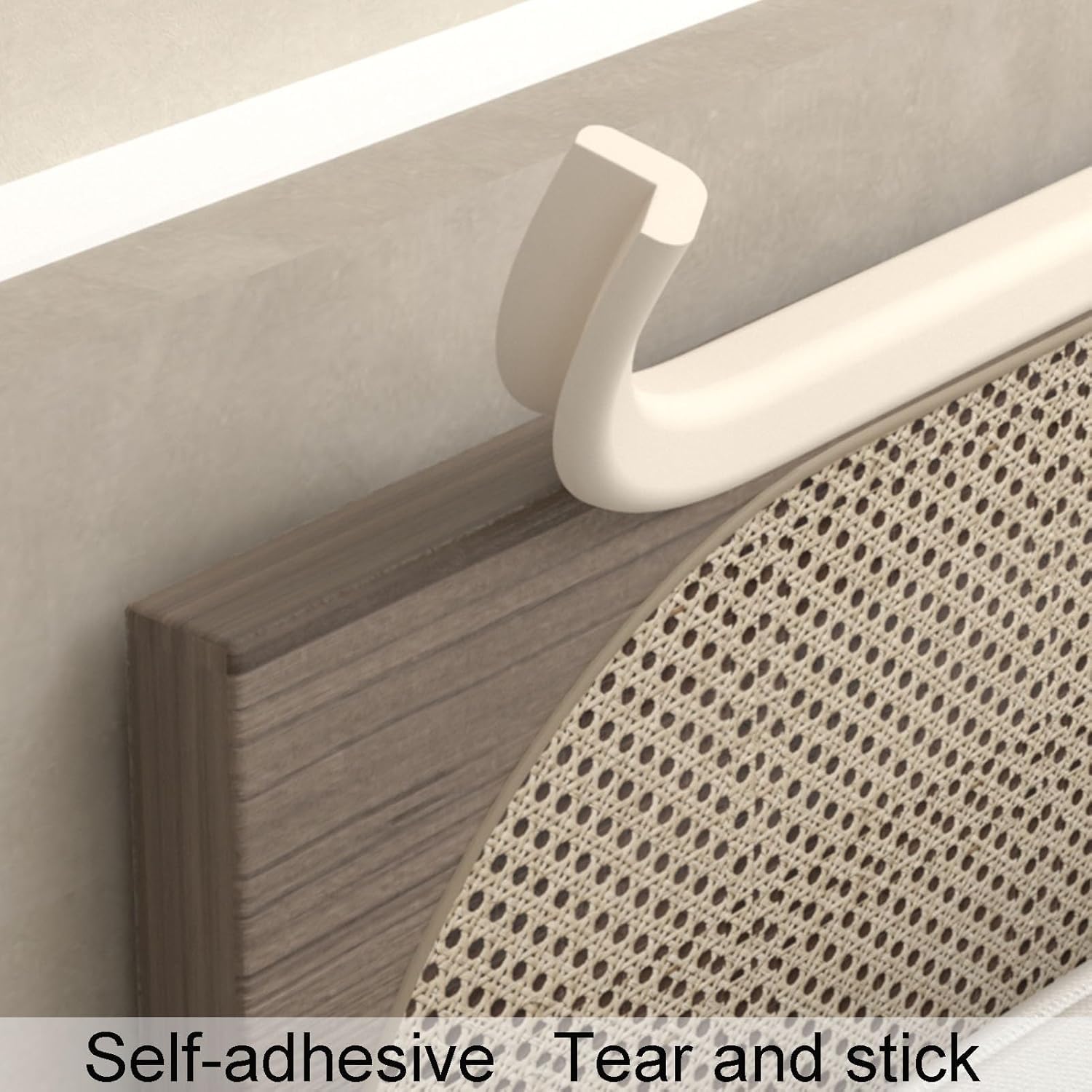 Protections d'angle, Protections de Bord en Mousse Protections d'angle for Meubles, Protections d'angle for Tables Basses, Bureaux, Cuisines, Coins Pointus, Bricolage(Woody,5m)