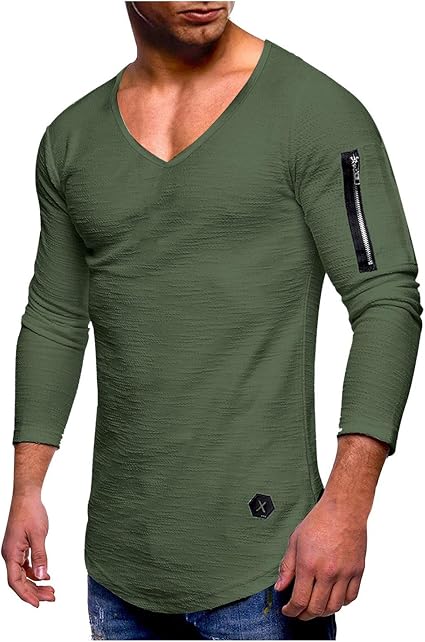 POIUDE Men's Athletic Workout Shirt 