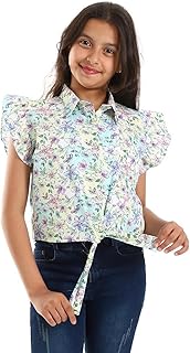 Bongo Girl -Floral Ruffles Details Shirt