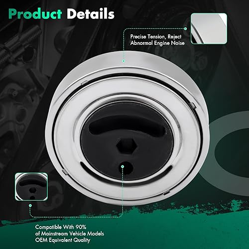 Miniatura 2 de SCITOO 36280 Tensor de correa con polea para Chevrolet Tracker 1999-2008 para Suzuki Grand Vitara 2004 para Suzuki Vitara 2002-2006 para Suzuki XL-7