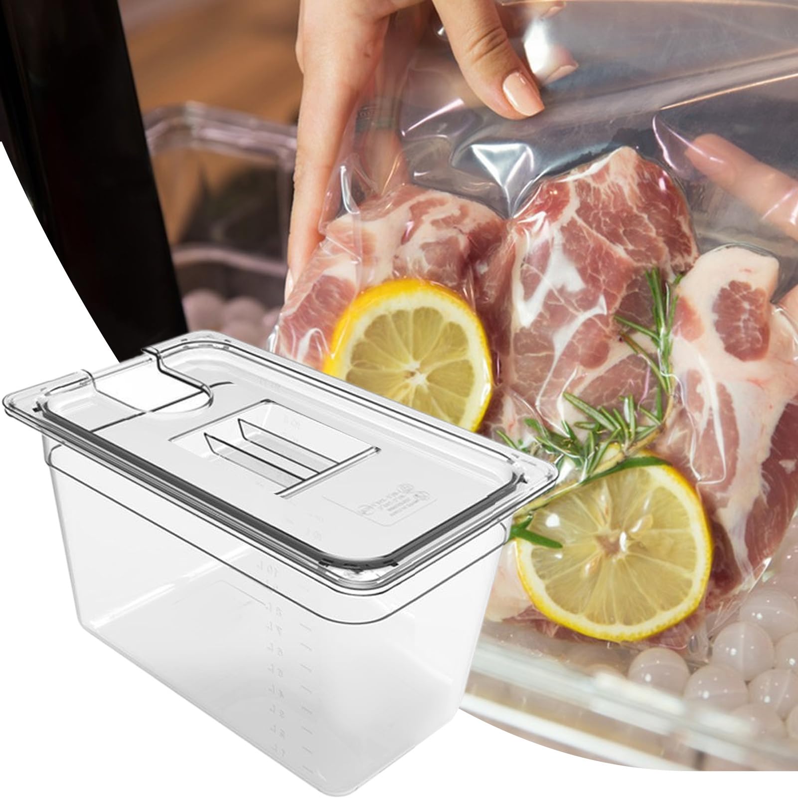 Pojemnik Do Sous Vide Szczelny Pojemnik Do Gotowania Sous Vide Z Pokrywą