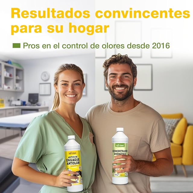 Foto 8 de 8 de bio-chem Set detergente enzimático 1L y suavizante para la ropa 1L