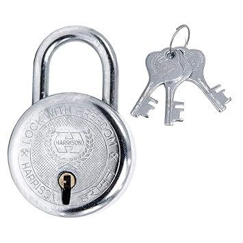 Harrison T-26/BCP-0272 Key Padlock (Silver Finish)