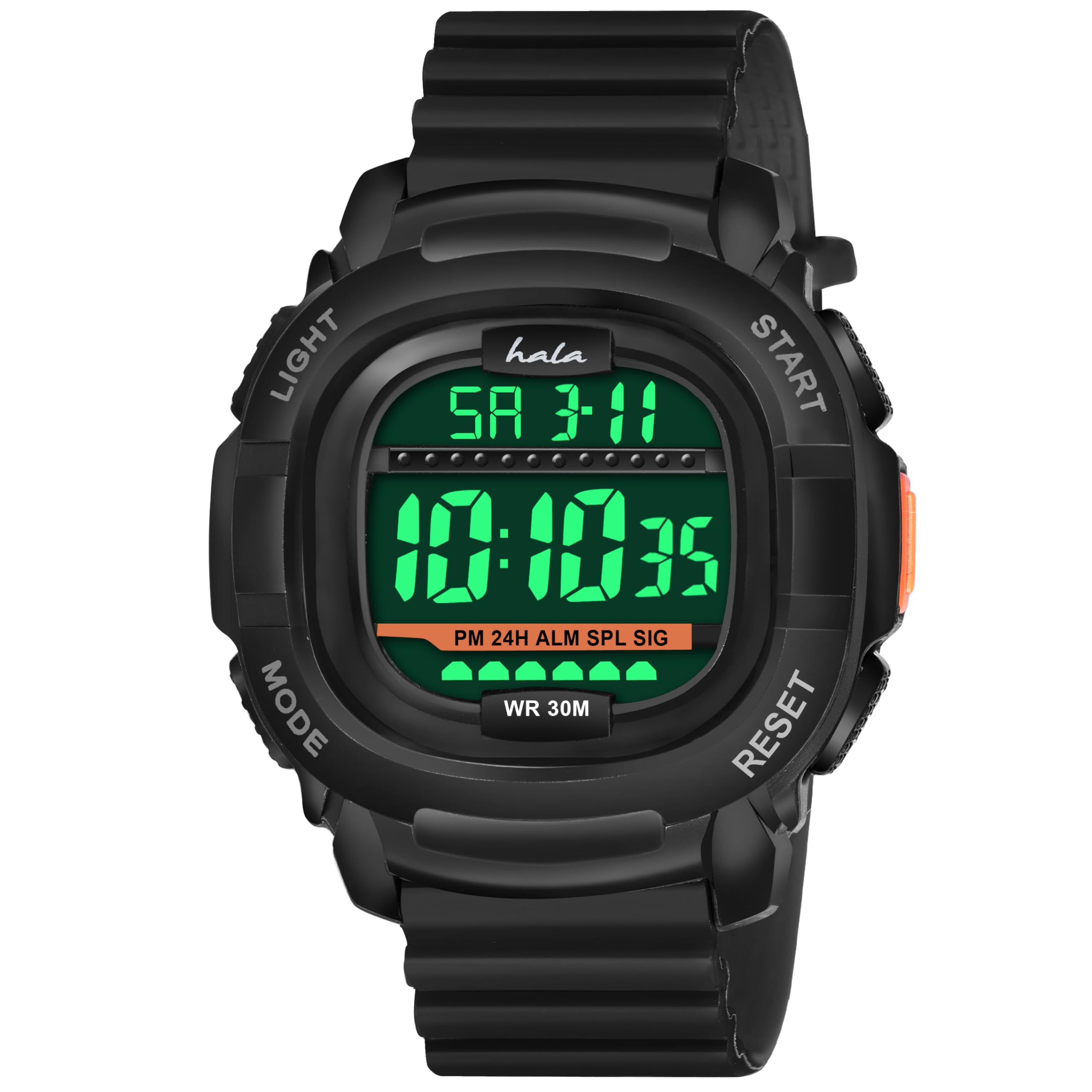 hala 1050 Black Digital Watch for Men (Black) (B0CRYPG8RS) Amazon Price History, Amazon Price Tracker