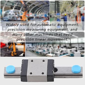 LWL7B Miniature Linear Rail 7mm Width Slide Block for 3D Printer CNC Machine(55MM)
