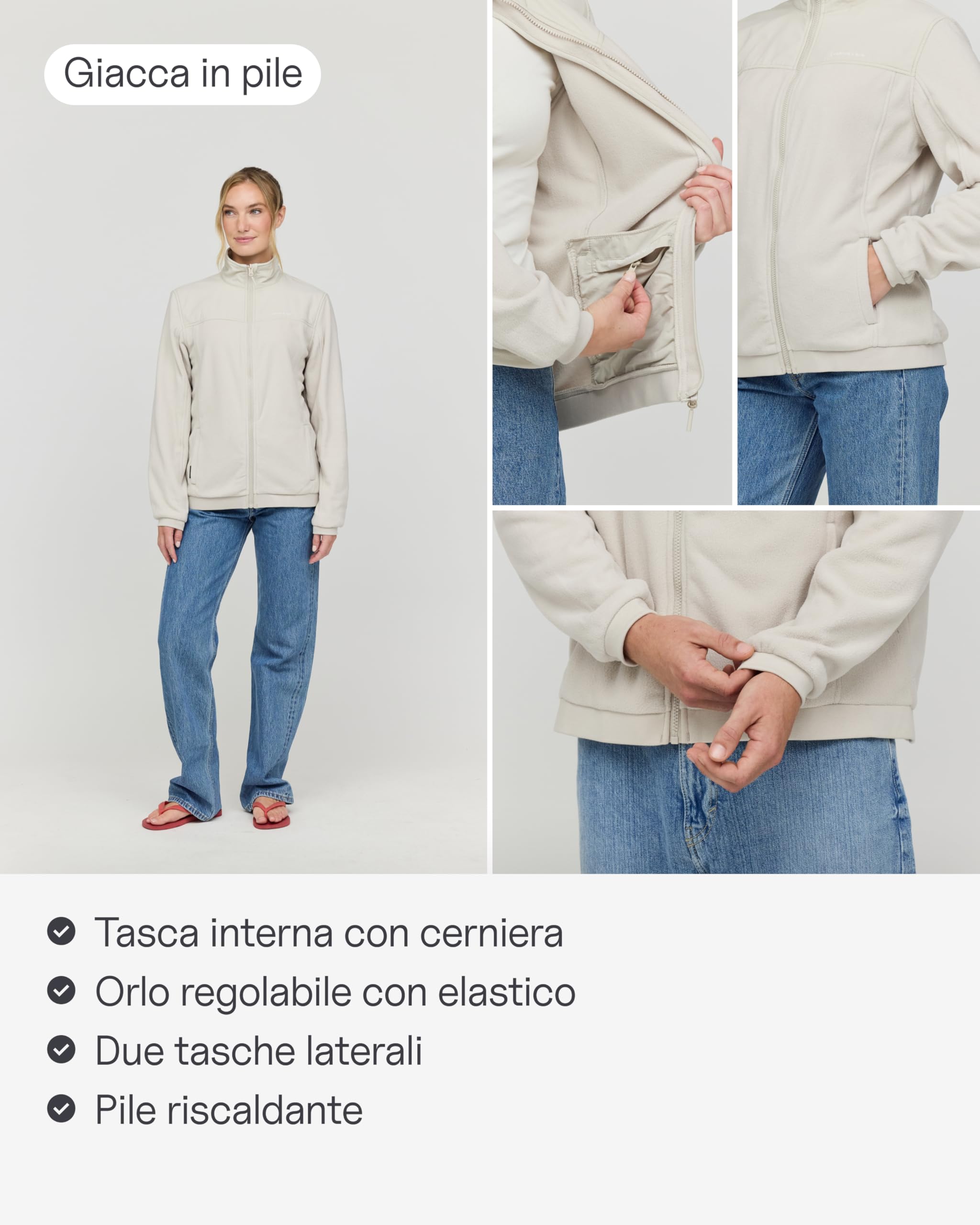 Kapten & Son Everyday 3in1 Giacca antipioggia Uomo e Donna | Giacca softshell con giacca in pile rimovibile | Giacca impermeabile con colonna d'acqua di 10.000 mm, traspirante, antivento