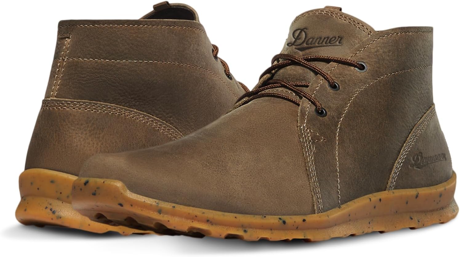Danner 4.5" Forest Chukka Hiking Shoes - Lightweight Work Boots for Men - Durable Leather Boots for Men - Comfortable for Trails