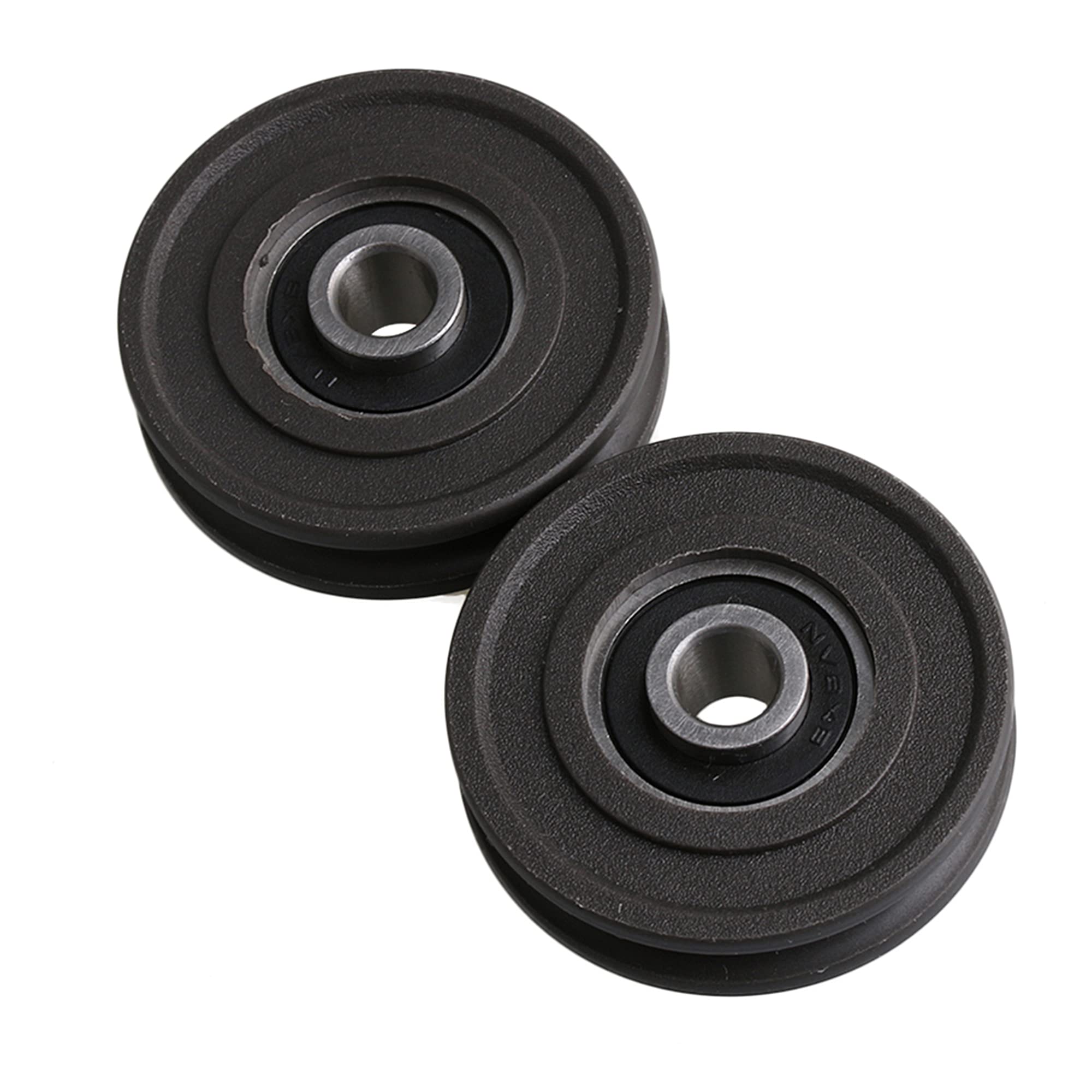Mxfans - Puleggia per cuscinetti a U, 45 x 11,5 mm, 8 pezzi