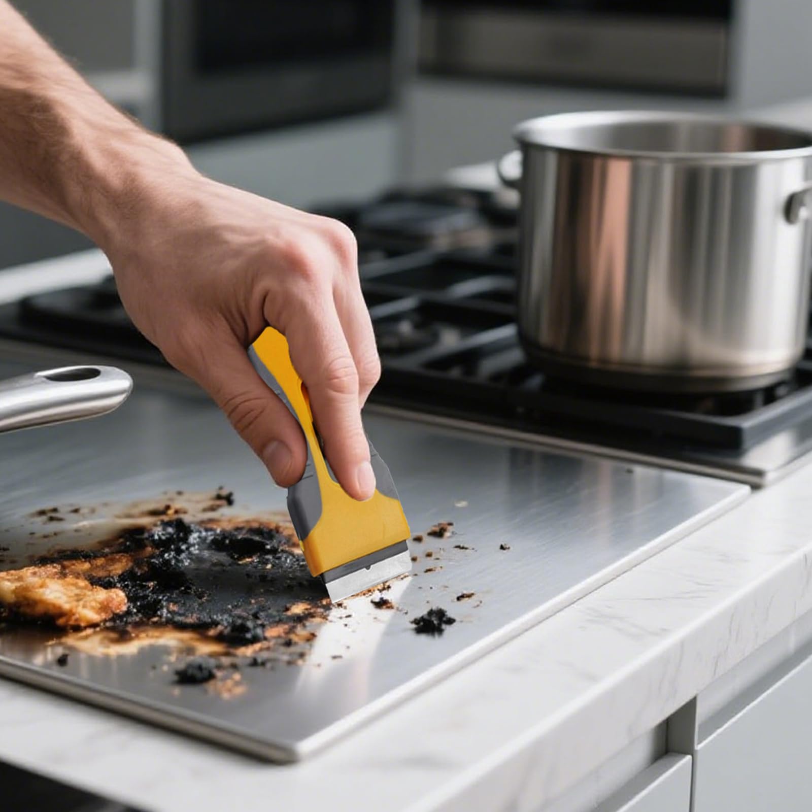 40 Pezzi Lame di Ricambio per Raschietti a Lama da 40mm,Raschietto a in Acciaio Inox per Pulito, per la Finestra, Cucina, Bagno,Qualità Professionale