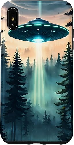 Vista 13 de iPhone 15 Pro Alien Abduction UFO Space Ship UAP Flying Saucer Case
