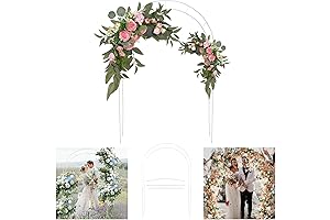 Elegant Metal Arch: Perfect for Weddings, Celebrations, and Garden Decor