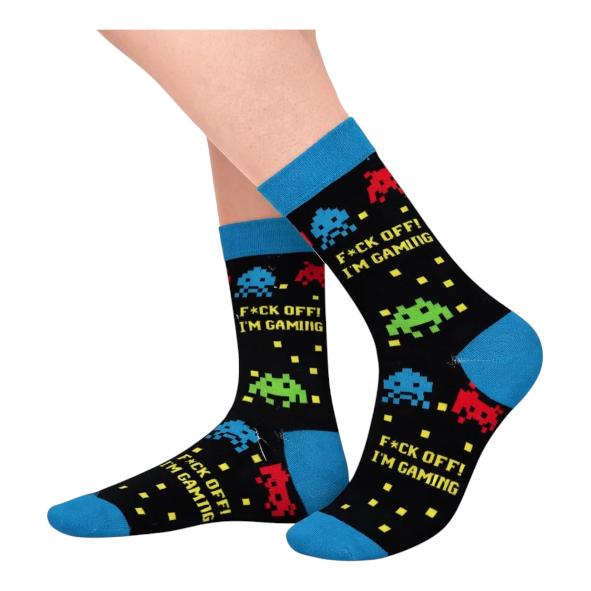 Fuck Off I'm Gaming Socks Funky Gifts Novelty Gamer Funny Unisex