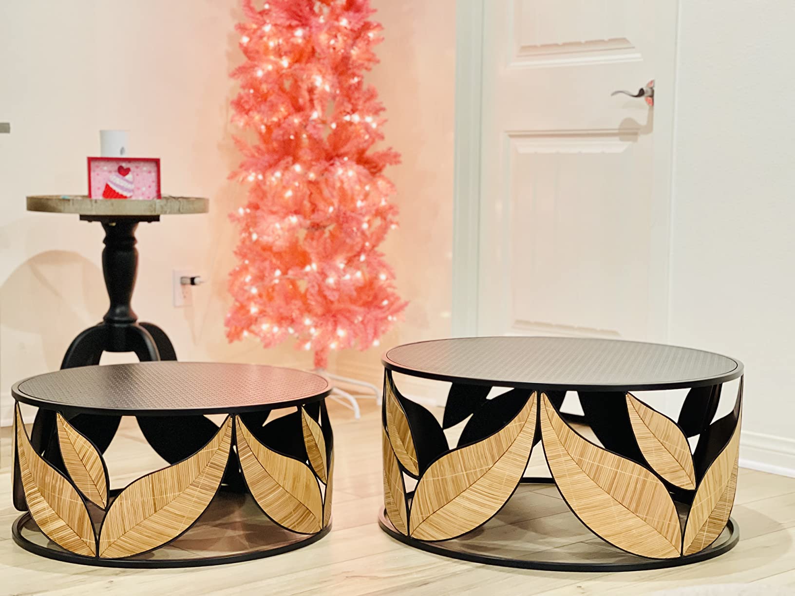 $38/mo - Finance COZAYH Modern Nesting Coffee Table Set of 2, Round ...