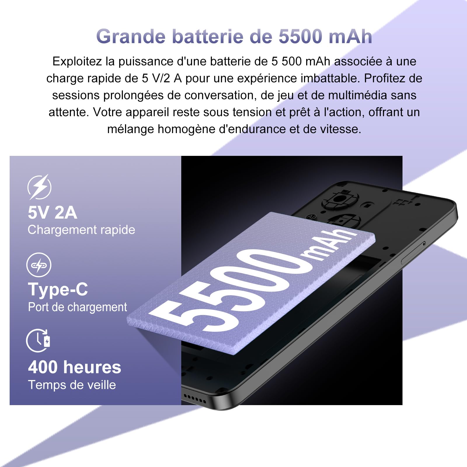 XGODY Telefono Cellulare Senza Contratto, Mate 70, 12 GB 128 GB/1