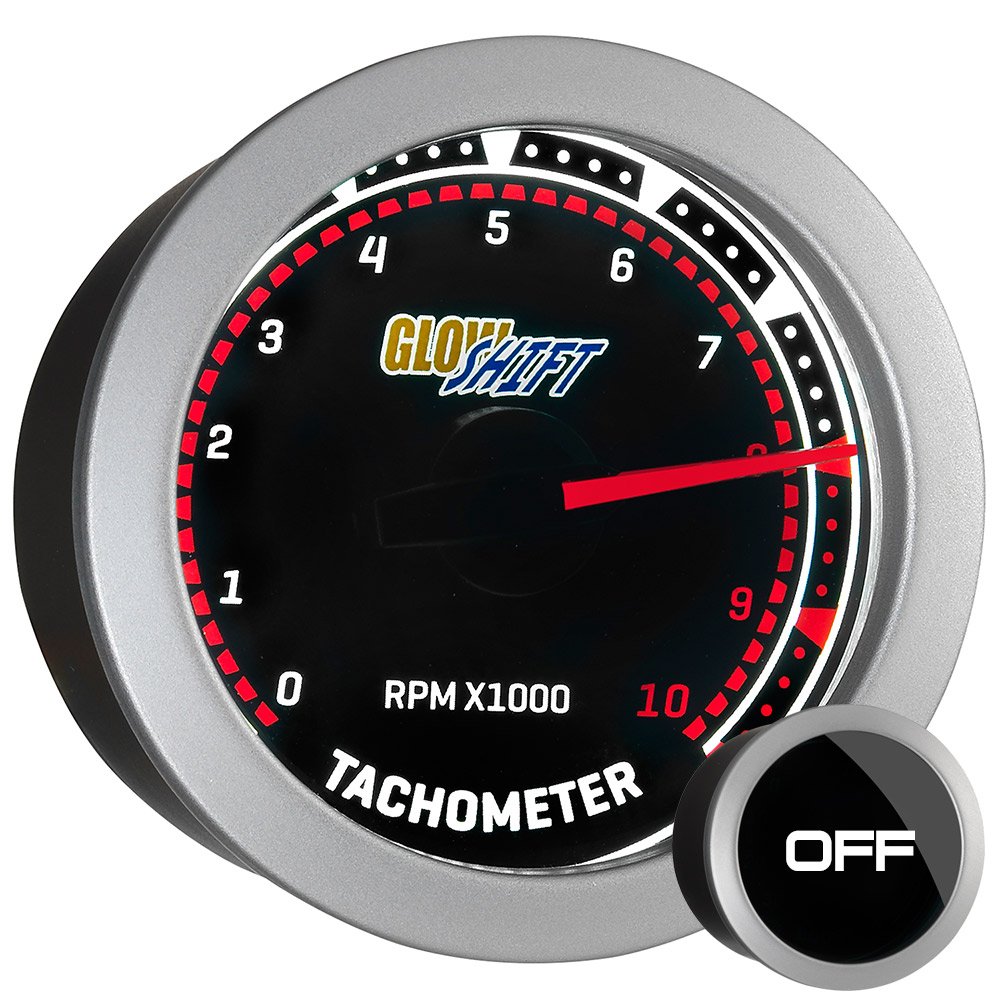 Racing Rpm Gauge GlowShift 5,000 RPM Tachometer Gauge - 7 Color Options ...
