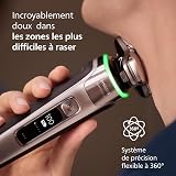Philips Shaver i9000 Prestige, Wet & Dry Electric Shaver, Dark Slate, with Skin IQ Technology, Triple Lift & Cut System, 360 Rotating Dual SteelPrecision Blades, Quick Clean Pod, Model XP9202/30 - 4