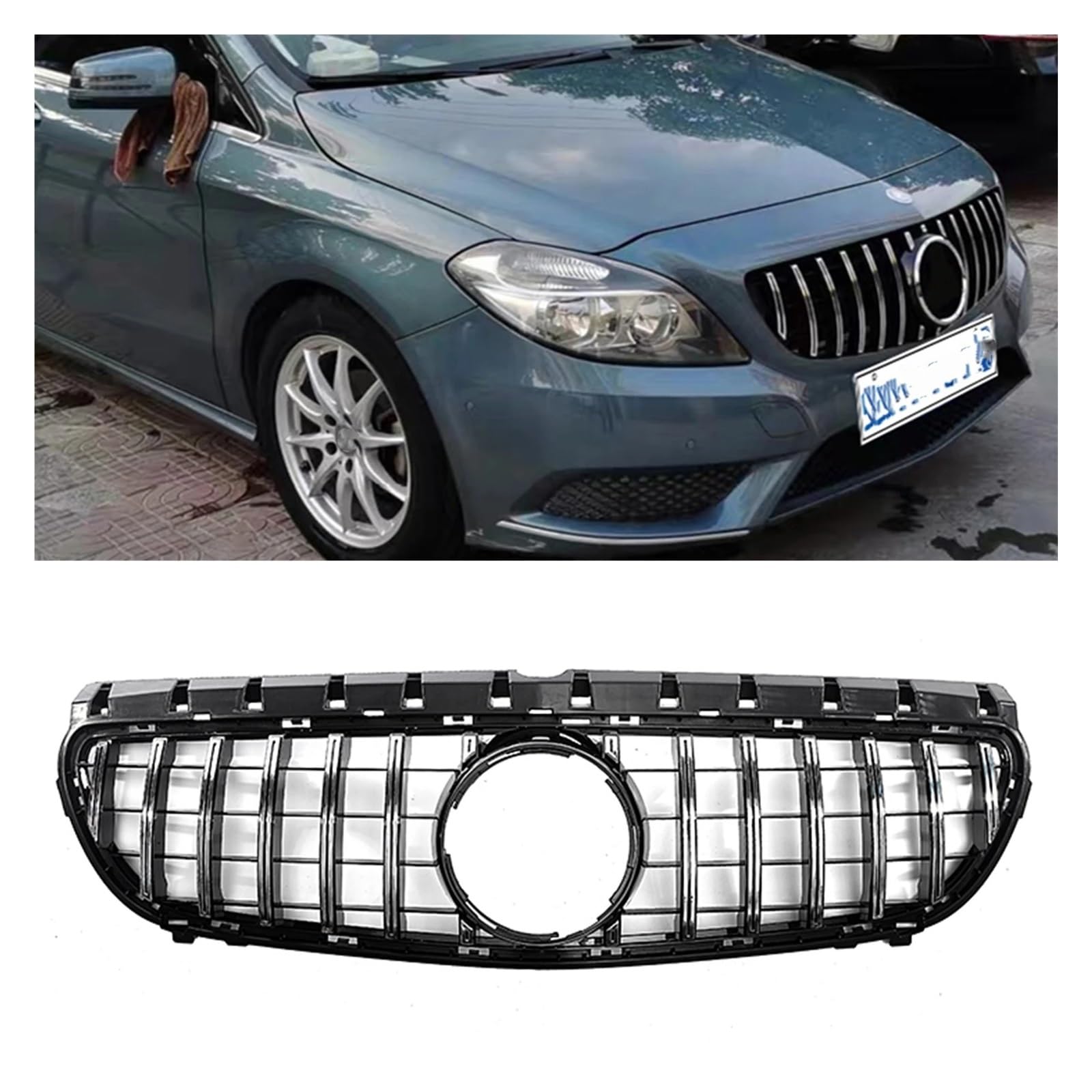 Amazon | フロントグリル Bクラス W246 2015-2019 B180 B200 B250 GT R