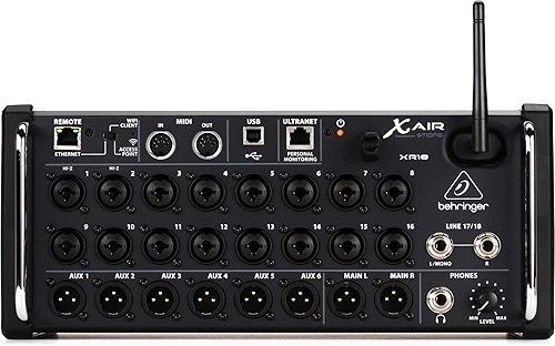 Behringer XR18 Mesa de Som Digital com 18 canais