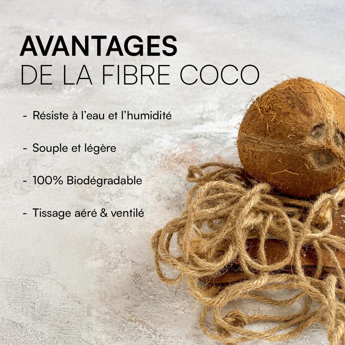 Voile d’ombrage Triangulaire en Fibre Coco 2x2x2m | Format triangle 2x2x2m, Fibre coco, Protection solaire, Style décoratif, Terrasse jardin pergola