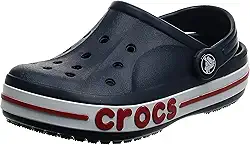 Sandália crocs crocband logo navy/pepper