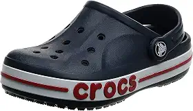 Sandália crocs crocband logo navy/pepper
