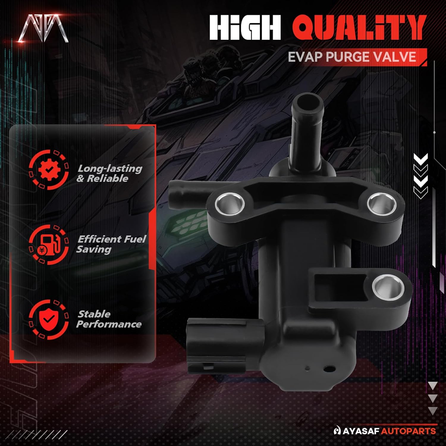 MAYASAF 911-438 Vapor Canister Purge Solenoid Valve fits for Honda Accord 2003-2007, Element 2003-2011, for Acura TSX 2004-2005 2.4L L4