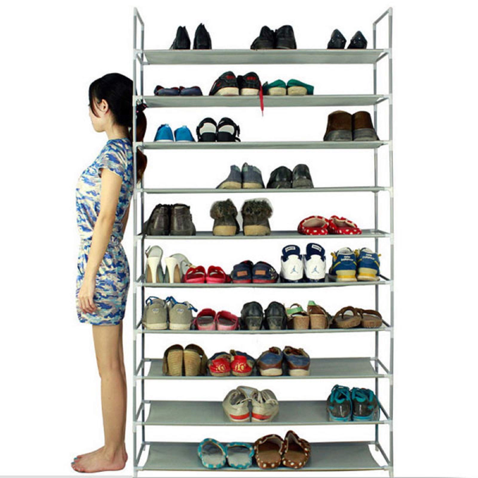 Shoe Organiser 50 Pair Shoe Storage Cabinet Wrea Shoe Rack 10