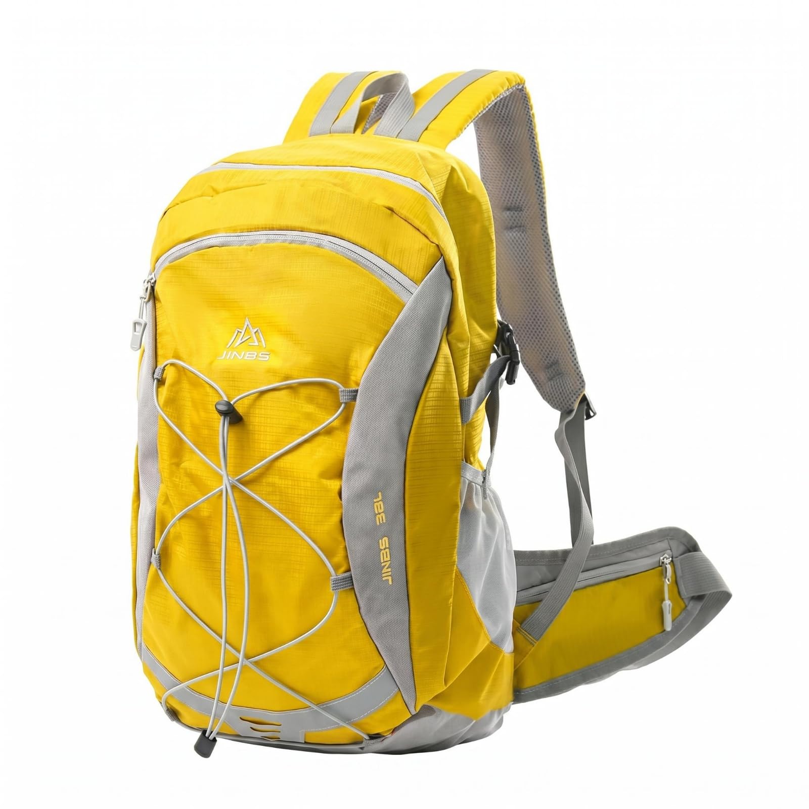 Lightweight Hiking Backpack Water-Repellent Cycling Backpack Padded Shoulder Straps Rucksack Computer Sleeve, Yellow-image-29