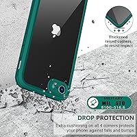Vista 699 de Miracase Funda magnética para iPhone 14 de 6.1 pulgadas, protector de pantalla de vidrio templado integrado + protector de lente, compatible