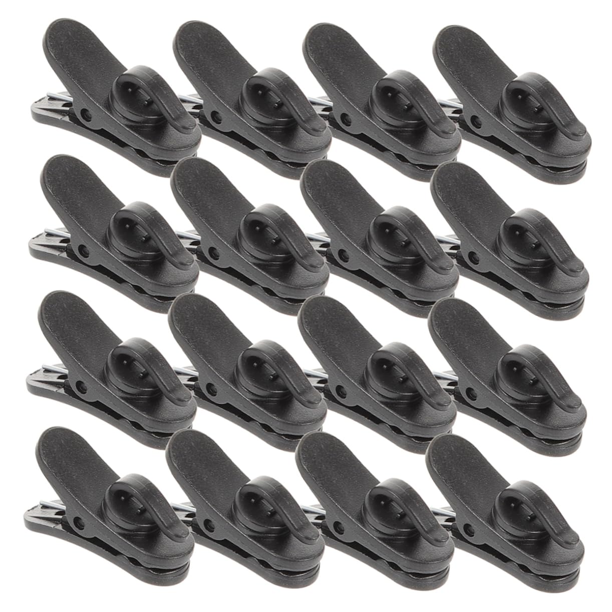 ULDIGI 200pcs Rotatable Earphone Wire Clips Secure Mic Holder for Shirt Tie Clip for Headset Accessories User Friendly Design