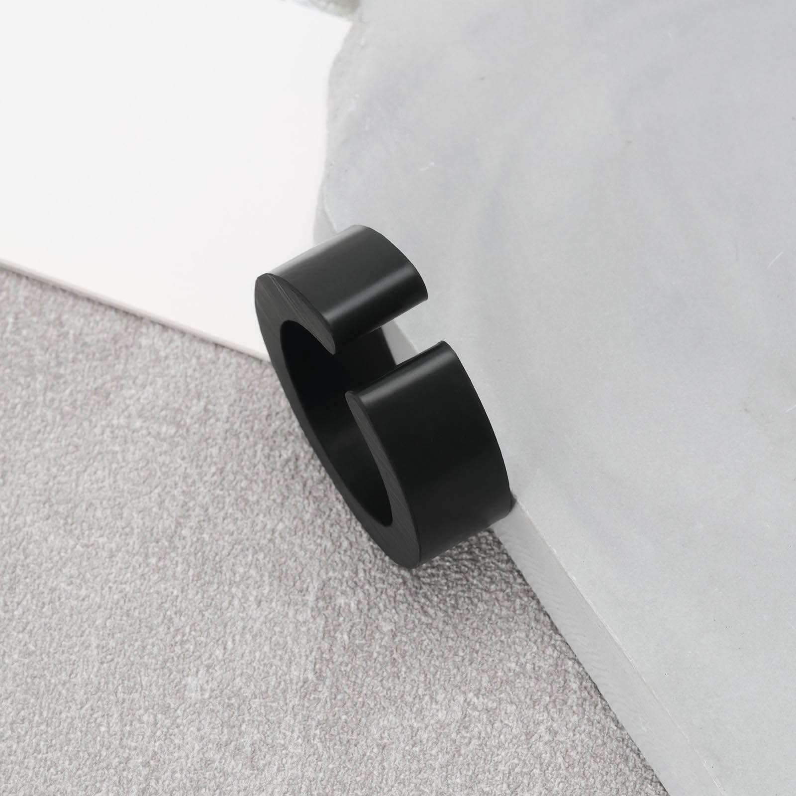 Create idea Gumowa podkładka redukcyjna typu otwartego 22,2/25,4 mm do adaptera kierownicy rowerowej 31,8 mm lub montażu kompatybilna z uchwytami na butelki do komputera rowerowego