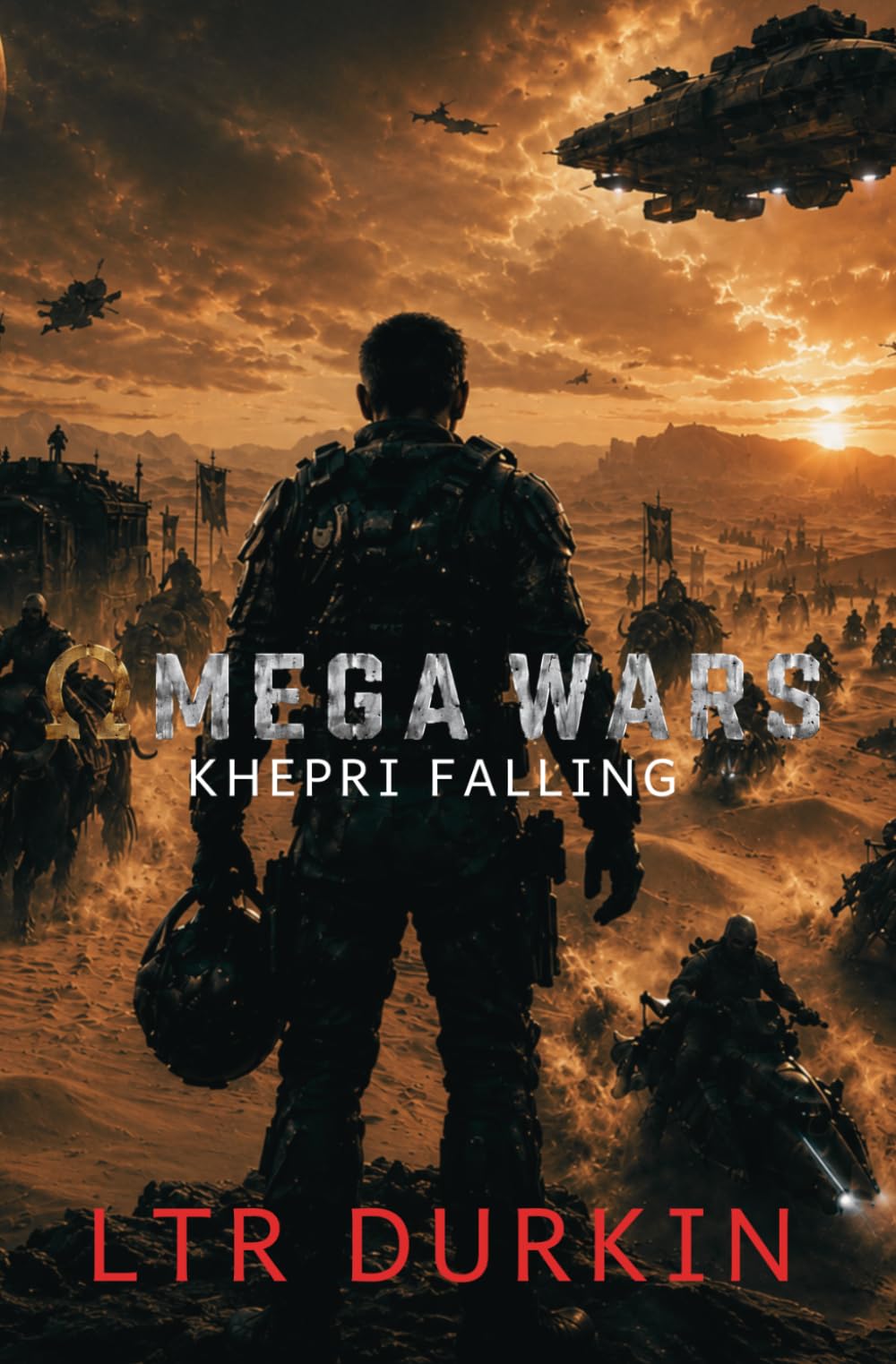 Khepri Falling: A Dark Military Sci-Fi Horror Thriller Beneath the Dune Corridors (Omega Wars)
