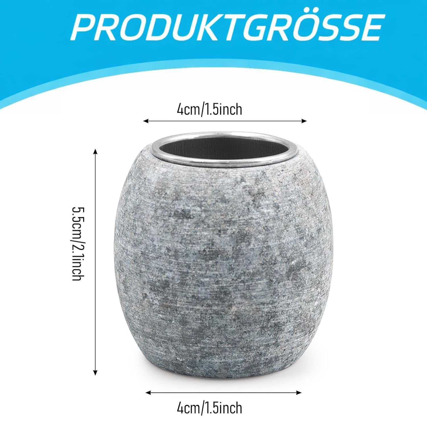 2 Stück Sauna Aromaschale aus Speckstein, 5,5 x 4 x 4 cm Sauna Duftschale mit Edelstahl Schale, Aufgussstein Verdampferschale für Saunaöl, Mentholkristalle, Zuhause, Hotel, Spa