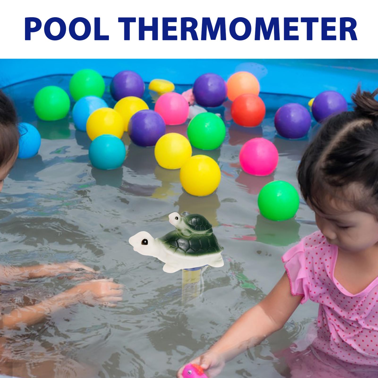 ifundom 4 Pezzi Termometro Galleggiante per Termometro Decorativo Forma per Piscina e da Facile Fahrenheit per Spa