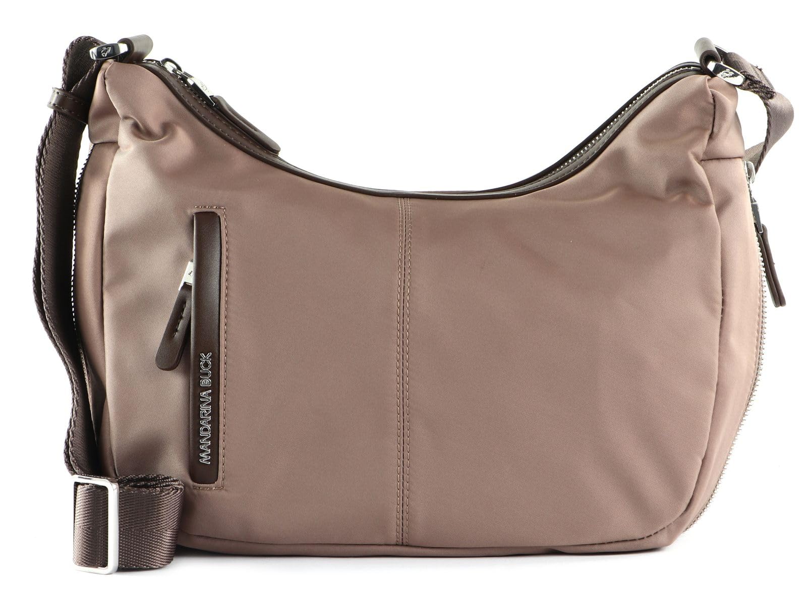 Mandarina Duck Unisex Marron Stretch Shoulder Bag Hobo Hunter