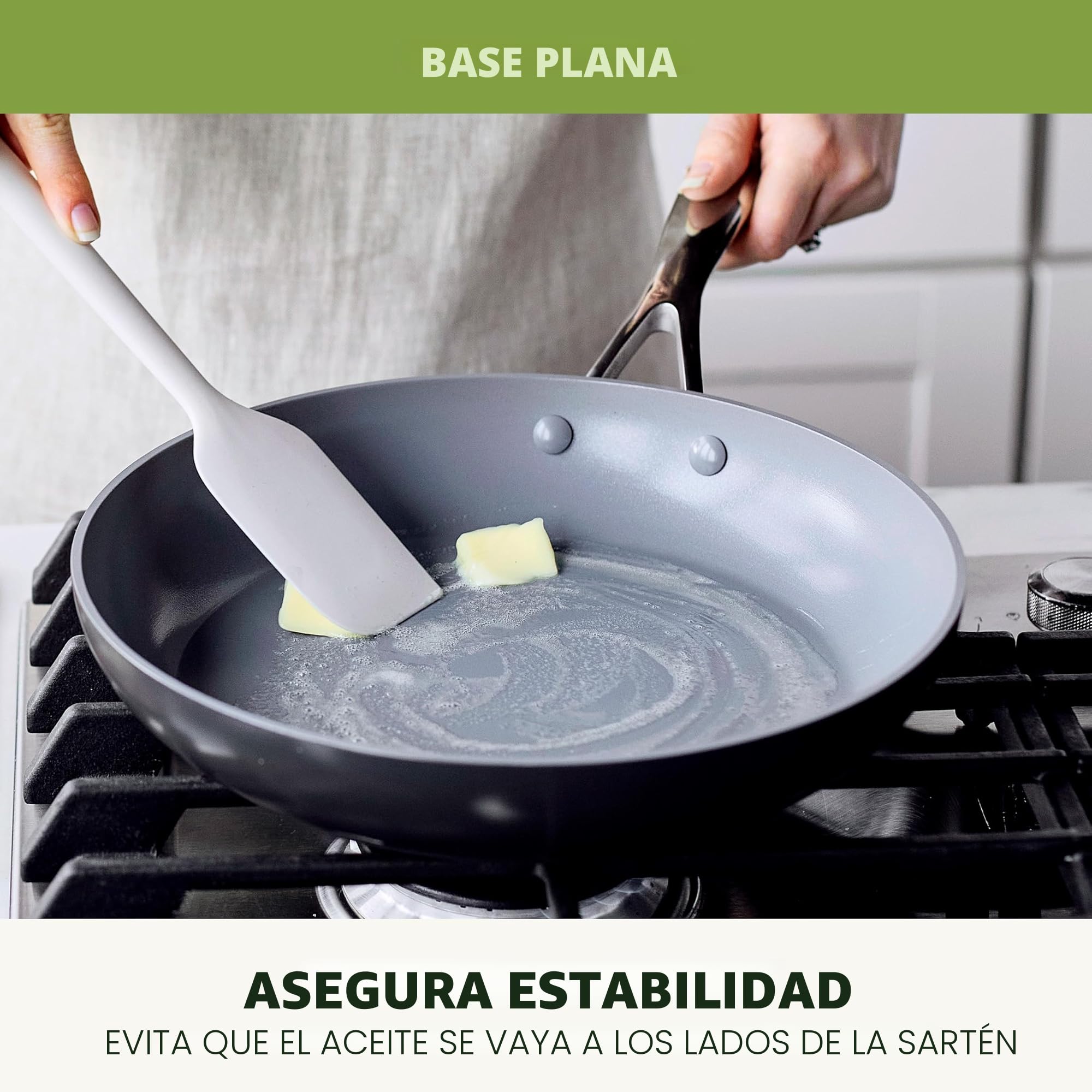 GreenPan Valencia Pro Batería de Cocina de 11 Piezas de Cerámica Sana Antiadherente Anodizada Dura, Incluye Sartenes, Sartén Honda, Cazos, Tapas, Sin PFAS,Inducción,Apto para Lavavajillas y Horno,Gris
