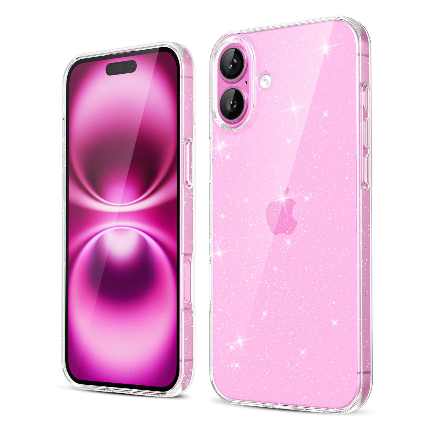 oakxco for iPhone 16 Pro Max Case Liquid Silicone, Soft Rubber Gel Elegant Aesthetic Basic Simple Cover, Cute Thin Slim TPU Matte Solid Color Plain Smooth Case for Women Girl, Light Pink — view 1007
