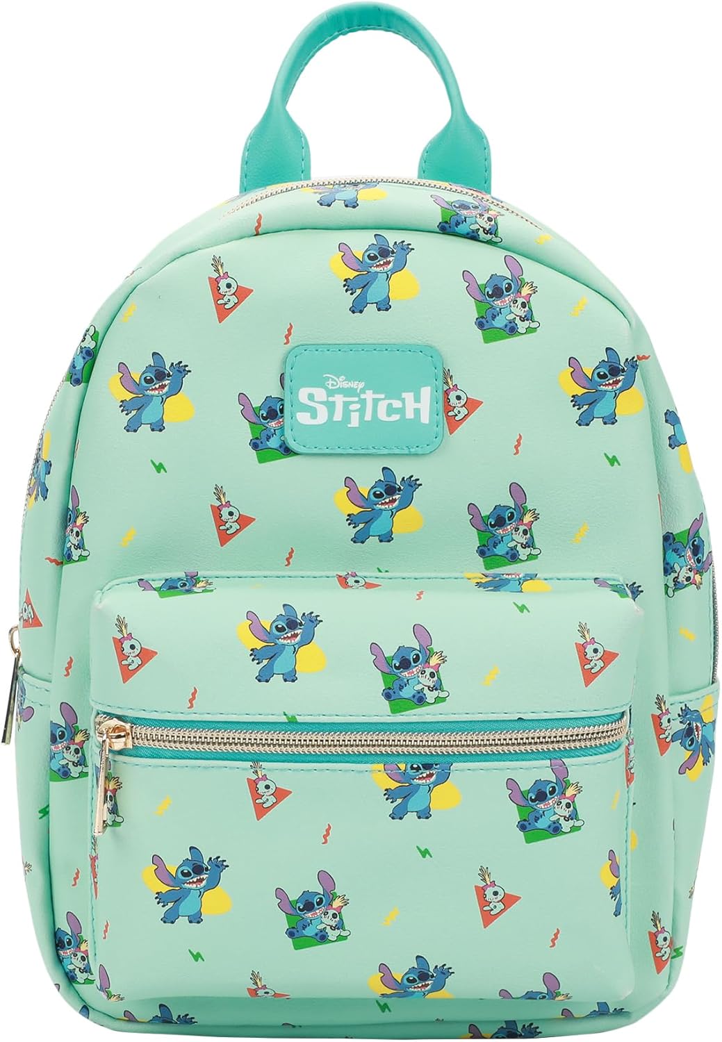 Disney's Stitch And Scrump All-Over Print 10.5" Mini Backpack