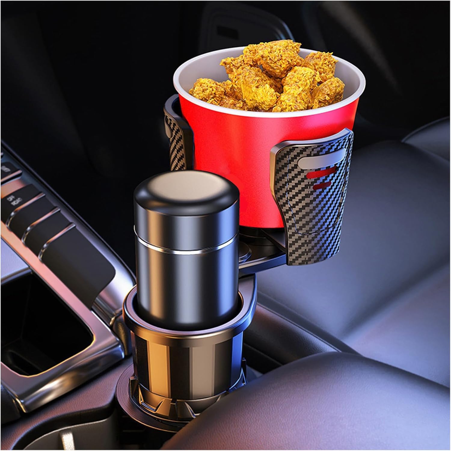 Porte-gobelet voiture pour BMW X4 évite les chutes de canettes grâce au double support fixe