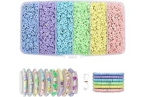 6000+ Polymer Clay Easter Egg Beads for Bracelets