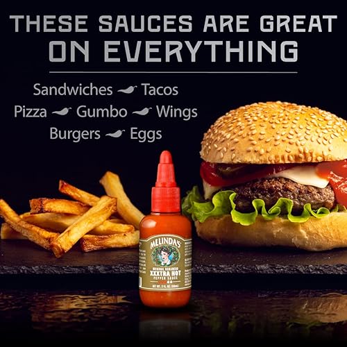 Miniatura 7 de Melindas Mini estante líquido para especias  Juego de regalo de salsa picante gourmet  Mini botellas de salsa picante de trufa negra pimienta