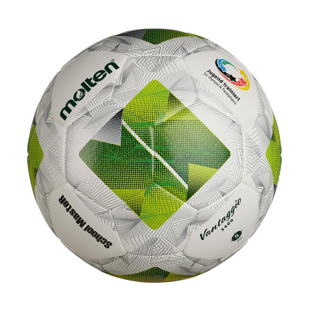 Molten SchoolMasteR Football White/Green 5