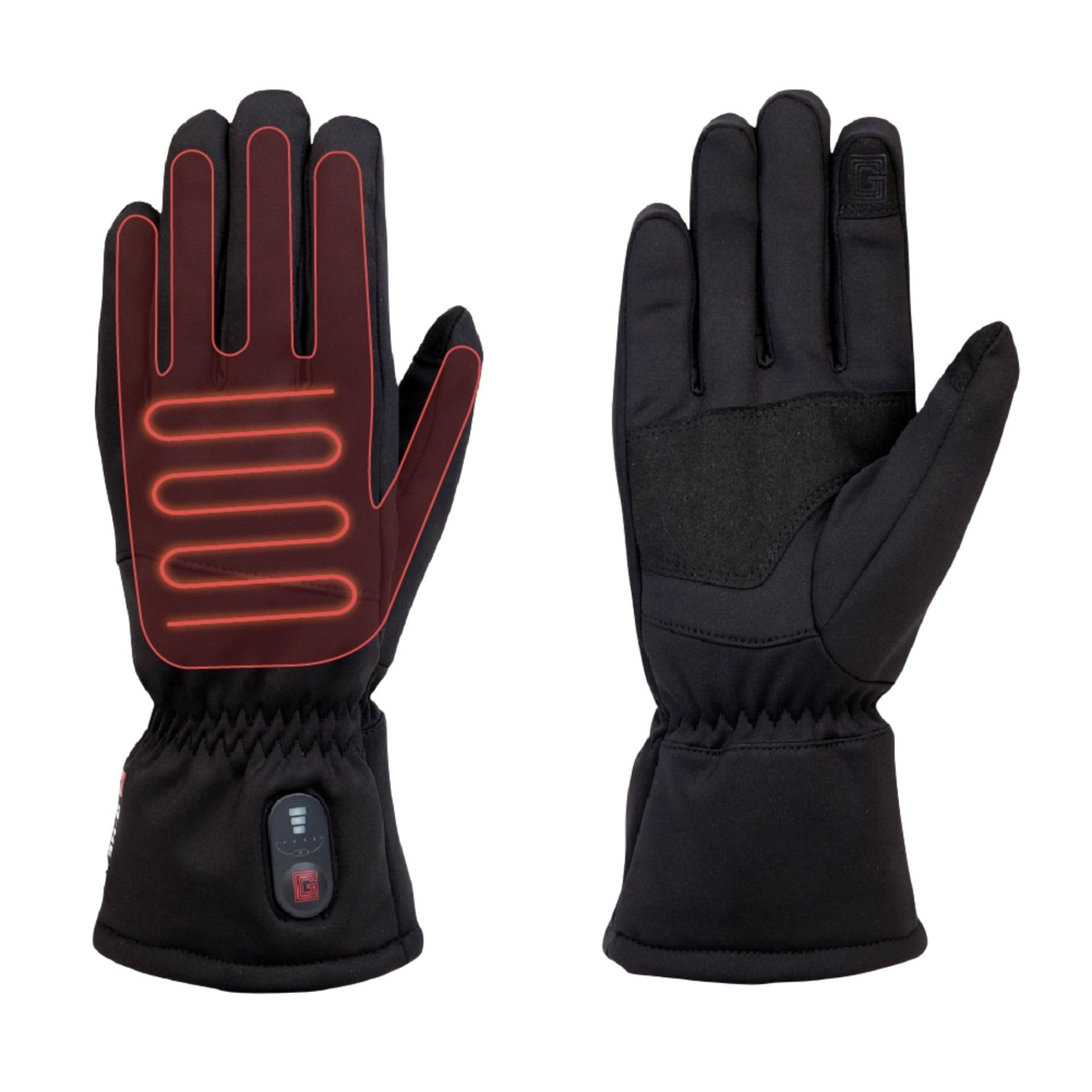 G-HEAT – Gants Chauffants Déperlants ESSENTIAL | Mixte | Jusqu’à 6h de Chaleur | Index Tactile | Coupe-Vent | Idéal pour Raynaud, Quotidien et Activités Extérieures