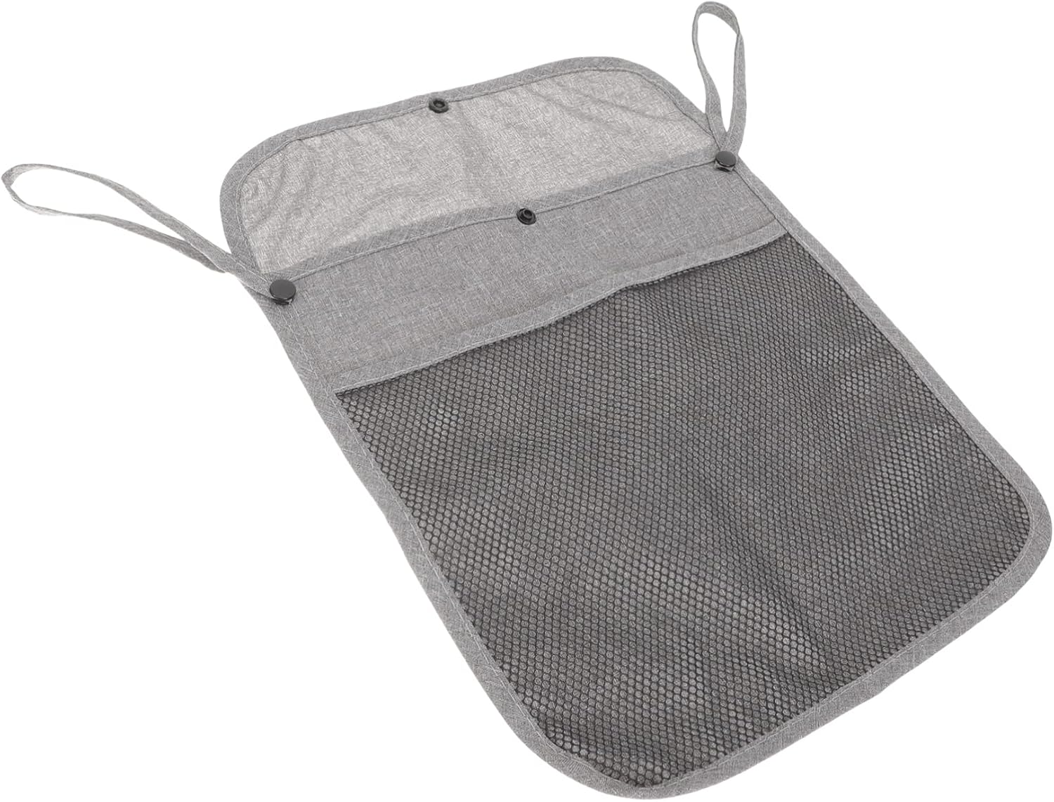 GARVALON Large Capacity Baby Stroller Organizer Bag Detachable Cup Holder Linen Material Universal Fit for Stroller Models for Baby Outings and Travel