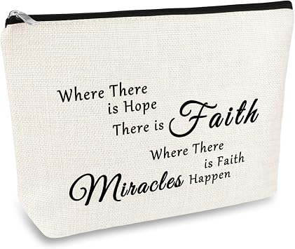 IVF Transfer Day IVF Support Gift Makeup Bags for Women IUI Fertility Infertility Mom Fertility Wish Gift Cosmetic Bag Baptism Encouragement Gifts TTC Gifts Travel Cosmetic Pouch