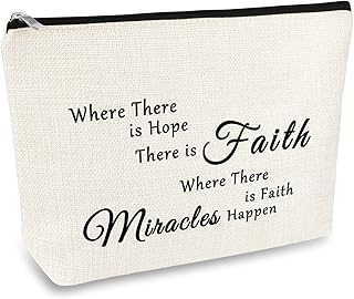 IVF Transfer Day IVF Support Gift Makeup Bags for Women IUI Fertility Infertility Mom Fertility Wish Gift Cosmetic Bag Baptism Encouragement Gifts TTC Gifts Travel Cosmetic Pouch