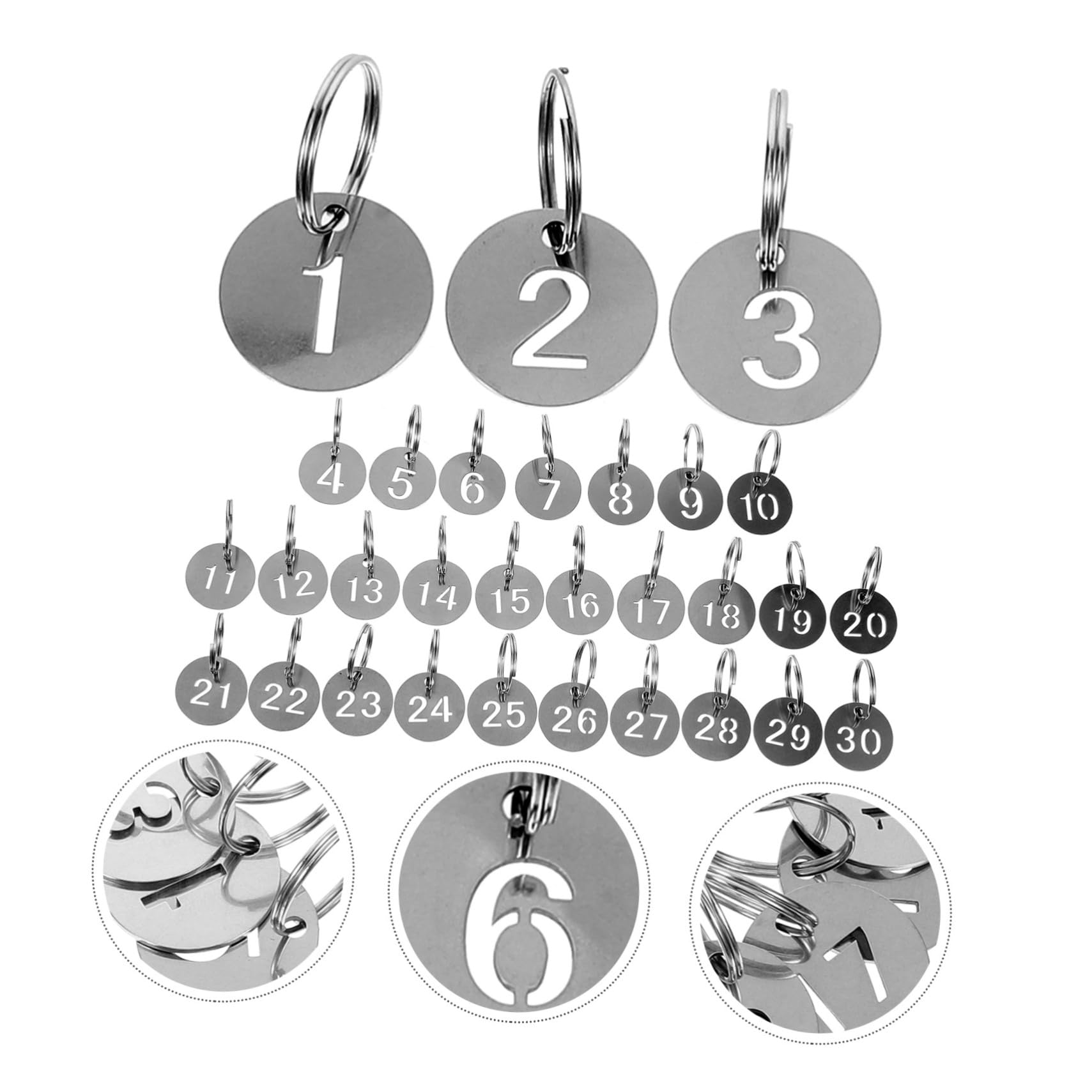 数字カード キー識別子 番号タグ 11 ~ 20 リング付き 数字カード キー識別子 番号タグ 11 ~ 20 リング付き