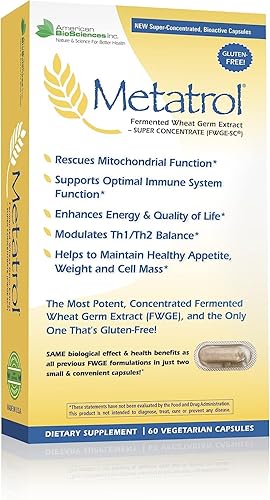 Miniatura 9 de Metatrol - Paquete de 2 cajas, rescate mitocondrial y apoyo diario del sistema inmunológico extracto fermentado de germen de trigo, súper